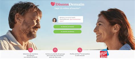 site de rencontre disons demain|Disons Demain : notre avis et test après 1 mois。